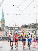 15 August 2014; Competitors during the final of the men's 50k walk. European Athletics Championships 2014 - Day 4. Zurich, Switzerland. Picture credit: Stephen McCarthy / SPORTSFILE