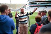 16 August 2014; Brian Corcoran, is the latest to feature on the Bord Gáis Energy Legends Tour Series 2014 when he gave a unique tour of the Croke Park stadium and facilities this week. Other greats of the game still to feature this summer on the Bord Gáis Energy Legends Tour Series include DJ Carey, Brendan Cummins, Maurice Fitzgerald and Mickey Whelan. Full details and dates for the Bord Gáis Energy Legends Tour Series 2014 are available on www.crokepark.ie/events. Pictured is Brian Corcoran during the tour. Croke Park, Dublin. Photo by Sportsfile