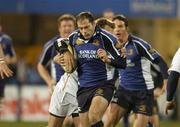 4 November 2006; Felipe Contepomi, Leinster, is tackled by Mike Hercus, Newport Gwent Dragons. Magners League, Leinster v Newport Gwent Dragons, Donnybrook, Dublin. Picture credit: Matt Browne / SPORTSFILE
