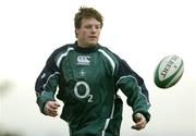 7 November 2006; Malcolm O'Kelly in action during Ireland rugby squad training. St. Gerard's School, Bray, Co. Wicklow. Picture credit: Brendan Moran / SPORTSFILE