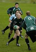 7 November 2006; Peter Stringer in action during Ireland rugby squad training. St. Gerard's School, Bray, Co. Wicklow. Picture credit: Brendan Moran / SPORTSFILE