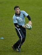 7 November 2006; Gordon D'Arcy in action during Ireland rugby squad training. St. Gerard's School, Bray, Co. Wicklow. Picture credit: Brendan Moran / SPORTSFILE