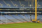 7 November 2006; A general view of Croke Park as work to install floodlights gets under way. Croke Park, Dublin. Picture credit: Pat Murphy / SPORTSFILE