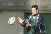 9 November 2006; David Wallace in action during Ireland rugby squad training. Lansdowne Road, Dublin. Picture credit: Matt Browne / SPORTSFILE