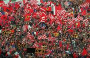 12 September 1999; Cork and Kilkenny fans. Cork v Kilkenny, All-Ireland Hurling Final, Croke Park, Dublin. Picture credit; David Maher/SPORTSFILE