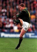 3 October 1999; Jannie de Beer of South Africa during the Rugby World Cup Pool A match between Scotland and South Africa at Murrayfield Stadium in Edinburgh, Scotland. Photo by Matt Browne/Sportsfile