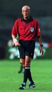 1 September 1999; Referee Pierluigi Collina during the UEFA European Championships Qualifier match between Republic of Ireland and Yugoslavia at Lansdowne Road in Dublin. Photo by David Maher/Sportsfile