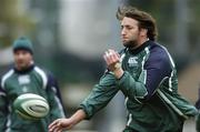 10 November 2006; Neil Best, Ireland, in action during the captain's run. Ireland Rugby Captain's Run, Lansdowne Road, Dublin. Picture credit: David Maher / SPORTSFILE
