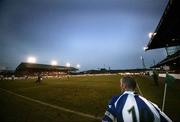 11 November 2006; A general view of the Oval as Coleraine captain and ex Glentoran player Tommy McCallion waits to take a corner in the last few moments of play. Carnegie Premier League, Glentoran v Coleraine, The Oval, Belfast. Picture credit: Russell Pritchard / SPORTSFILE