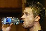 13 November 2006; Stephen McPhail captain of the  Republic of Ireland 'B' team during a press conference. Gannon Park, Malahide, Dublin. Picture credit: David Maher / SPORTSFILE