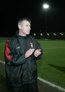 17 November 2006; Derry City manager Stephen Kenny applauds the fans at the end of the match. eircom League Premier Division, Derry City v Cork City, Brandywell, Derry. Picture credit: Russell Pritchard / SPORTSFILE