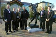 16 November 2006; Golfing legend Seve Ballesteros today claimed that Ireland's golf fans have a vital role to play in helping Europe retain the Ryder in 2008. In launching the Seve Trophy 2007 event at The Heritage Golf & Spa Resort at Killenard, Co. Laois, Seve praised the level of support that Irish fans had given Ian Woosnam's team and said they could give many of the same playes a big lift when they play in next year's Seve Trophy contest. Pictured at the launch are, from left, Donagh Davern, Resort General Manager, Ton Keane, Proprieter and Developer, the Heritage Golf & Spa Resort, Richard Hills, European Tour, Seve Ballesteros, Continental Europe non-playing captain, Tom Parlon, TD, Minister of State, Department of Finance, and Noel Dempsey, TD, Minister for Communications, the Marine and Natural Resources. The Heritage Golf & Spa Resort, Killenard, Co. Laois. Picture credit: Brendan Moran / SPORTSFILE