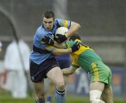 19 November 2006; Mark Ward, UCD, in action against Roy Malone, Rhode. AIB Leinster Club Senior Football Championship Semi-Final, UCD v Rhode, Parnell Park, Dublin. Picture credit: Damien Eagers / SPORTSFILE
