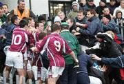 19 November 2006; A melee which erupted after the finish of the game. AIB Ulster Intermediate Football Championship Semi-Final, Ballymacnab, Armagh, v Stewartstown, Tyrone. Casement  Park, Belfast. Picture credit: Oliver McVeigh / SPORTSFILE