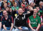 24 August 2014; Mayo supporters, in the Hogan Stand, before the game. GAA Football All-Ireland Senior Championship, Semi-Final, Kerry v Mayo, Croke Park, Dublin. Picture credit: Ray McManus / SPORTSFILE