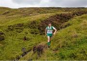 24 August 2014; Andrew Fahey, Clare, makes his way up the mountain to take his next shot during the M. Donnelly All-Ireland Poc Fada Final. Annaverna Mountain, Ravensdale, Cooley, Co. Louth. Picture credit: Piaras Ó Mídheach / SPORTSFILE