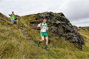 24 August 2014; Andrew Fahey, Clare, makes his way down the mountain to take his next shot during the M. Donnelly All-Ireland Poc Fada Final. Annaverna Mountain, Ravensdale, Cooley, Co. Louth. Picture credit: Piaras Ó Mídheach / SPORTSFILE