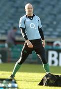 25 November 2006; Denis Hickie in action during the Captain's Run. Ireland Rugby Captain's Run, Lansdowne Road, Dublin. Picture credit: Damien Eagers / SPORTSFILE
