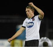 29 August 2014; David McMillan, Dundalk, celebrates at the final whistle. SSE Airtricity League Premier Division, Dundalk v Bohemians, Oriel Park, Dundalk, Co. Louth. Picture credit: Oliver McVeigh / SPORTSFILE