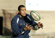 25 November 2006; Tusi Pisi in action during the captain's run. The Pacific Islands Rugby Captain's Run, Lansdowne Road, Dublin. Picture credit: Damien Eagers / SPORTSFILE