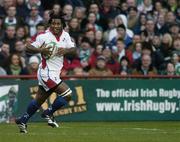 26 November 2006; Seru Rabeni, The Pacific Islands, on his way to scoring a try against Ireland. Autumn Internationals, Ireland v The Pacific Islands, Lansdowne Road, Dublin. Picture credit: Brendan Moran / SPORTSFILE