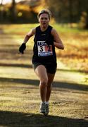 18 November 2006; Maire NicAmhlaibh in action for her team DCU A.C, during the Women's IUAA Road Relays, NUI College, Maynooth, Co.Kildare. Picture credit: Tomas Greally / SPORTSFILE *** Local Caption ***