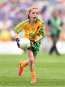 31 August 2014; Tara Bedford, Rathmore N.S, Kildare, representing Donegal, during the INTO/RESPECT Exhibition GoGames. Croke Park, Dublin. Picture credit: Stephen McCarthy / SPORTSFILE