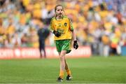 31 August 2014; Emma Dunphy, Scoil an Chroí Ró Naofa, Kilkenny, representing Donegal, during the INTO/RESPECT Exhibition GoGames. Croke Park, Dublin. Picture credit: Stephen McCarthy / SPORTSFILE