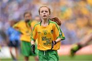 31 August 2014; Tara Bedford, Rathmore N.S, Kildare, representing Donegal, representing Donegal, during the INTO/RESPECT Exhibition GoGames. Croke Park, Dublin. Picture credit: Stephen McCarthy / SPORTSFILE