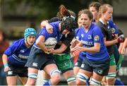 6 September 2014; Ciara Munnelly, Leinster, is tackled by Marion Sheridan, Connacht. Leinster Women’s Senior Interprovincial Campaign, Connacht v Leinster. Galwegians RFC, Crowley Park, Dublin Road, Galway. Picture credit: Matt Browne / SPORTSFILE