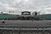 6 September 2014; A general view of the arena before the opening bout of the night. Titanic Showdown Undercard, Titanic Quarter, Belfast, Co. Antrim. Picture credit: Ramsey Cardy / SPORTSFILE