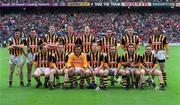 12 September 1999; The Kilkenny team prior to the Guinness All-Ireland Senior Hurling Championship Final between Cork and Kilkenny at Croke Park in Dublin. Photo by David Maher/Sportsfile