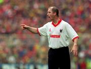 26 September 1999; Cork manager Larry Tompkins during the Bank of Ireland All-Ireland Senior Football Championship Final between Meath and Cork at Croke Park in Dublin. Photo by Brendan Moran/Sportsfile