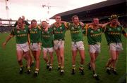 26 September 1999; Meath players celebrate following the Bank of Ireland All-Ireland Senior Football Championship Final between Meath and Cork at Croke Park in Dublin. Photo by Brendan Moran/Sportsfile