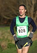 3 February 2007; Paul Fleming, Irish Dairy Board, on his way to winning the NCF BHAA Cross Country Race. Swords, Co. Dublin. Picture Credit: Tomás Greally / SPORTSFILE *** Local Caption ***