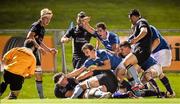 12 September 2014; St Mary's College players celebrate after Keelan McKenna went over for a try. Ulster Bank League, Division 1A, UCD v St Mary's College. Belfield Bowl, UCD, Dublin. Picture credit: Stephen McCarthy / SPORTSFILE