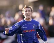 3 February 2007; Mark McAllister, Dungannon Swifts, celebrates his goal. Dungannon Swifts v Linfield. Carnegie Premier League, Strangmore Park, Dungannon. Picture credit: Russell Pritchard / SPORTSFILE