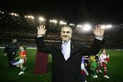 3 February 2007; GAA President Nickey Brennan, at the switching on of the lights, before the Allianz NFL Dublin v Tyrone match. Croke Park, Dublin. Picture credit: Oliver McVeigh / SPORTSFILE