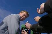 5 February 2007; Steve Staunton, Republic of Ireland manager, during a press conference at the end of squad training. Malahide FC, Malahide, Co. Dublin. Picture Credit: David Maher / SPORTSFILE