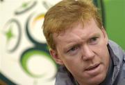 6 February 2007; Republic of Ireland manager Steve Staunton during a press conference ahead of their 2008 European Championship Qualifier game against San Marino. Serravalle Stadium, San Marino. Picture Credit: Brian Lawless / SPORTSFILE