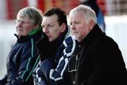 6 February 2007; Northern Ireland U21 manager Roy Millar, right, and assistant manager Alan McDonald during the International Friendly match between Northern Ireland U21 and Wales U21 at The Oval in Belfast. Photo by Oliver McVeigh/Sportsfile