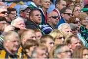 14 September 2014; Leinster's Sean Cronin in attendance watching fiancée Claire Mulcahy, Limerick. All Ireland Intermediate Camogie Championship Final, Kilkenny v Limerick, Croke Park, Dublin. Picture credit: Ramsey Cardy / SPORTSFILE