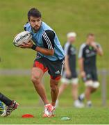 15 September 2014; Munster's Conor Murray in action during squad training ahead of their side's Guinness PRO12, Round 3, match against Zebre on Friday. Munster Rugby Squad Training, University of Limerick, Limerick. Picture credit: Diarmuid Greene / SPORTSFILE