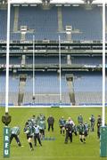 10 February 2007; The Irish team during the captain's run. Ireland Rugby Captain's Run, Croke Park, Dublin. Picture Credit: Ray Lohan / SPORTSFILE
