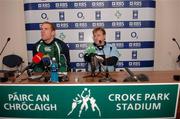 10 February 2007; Ireland's Eddie O'Sullivan and captain Paul O'Connell during a press conference ahead of their Six Nations game against France. Killiney Castle Hotel, Co. Dublin. Picture Credit: Matt Browne / SPORTSFILE