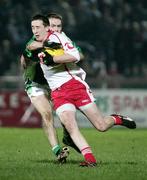 10 February 2007; Colm Cavanagh, Tyrone, in action against Martin McGrath, Fermanagh. Allianz National Football League, Division 1A, Round 2, Tyrone v Fermanagh, Healy Park, Omagh, Co. Tyrone. Picture Credit: Oliver McVeigh / SPORTSFILE
