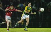 10 February 2007; Bryan Sheehan, Kerry, in action against Noel O'Leary, Cork. Allianz National Football League, Division 1A, Round 2, Kerry v Cork, Austin Stack Park, Tralee, Co. Kerry. Picture Credit: Brendan Moran / SPORTSFILE