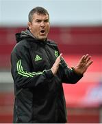 19 September 2014; Munster head coach Anthony Foley. Guinness PRO12, Round 3, Munster v Zebre. Thomond Park, Limerick. Picture credit: Diarmuid Greene / SPORTSFILE