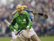 18 February 2007; Niall Moran, Limerick, in action against Shane McGrath, Tipperary,. Allianz National Hurling League, Division 1B, Round 1, Tipperary v Limerick, McDonagh Park, Nenagh, Co. Tipperary. Picture credit: Ray McManus / SPORTSFILE