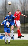 24 February 2007; David McAlinden, Cliftonville, in action against Chris Lawless, Loughgal. Carnegie Premier League, Cliftonville v Loughgal, Solitude, Belfast, Co Antrim. Picture Credit: Russell Pritchard / SPORTSFILE